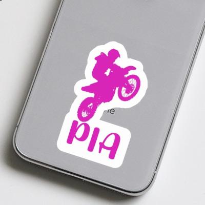 Pia Sticker Motocross Rider Image