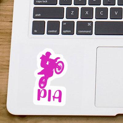 Motocross-Fahrer Sticker Pia Notebook Image