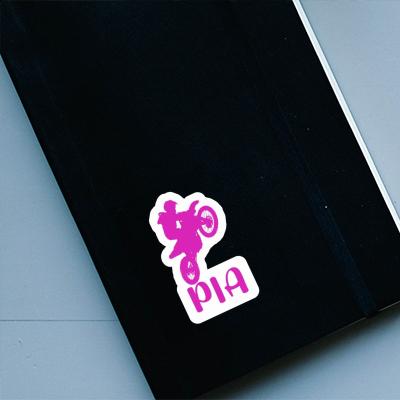 Pia Sticker Motocross Rider Notebook Image