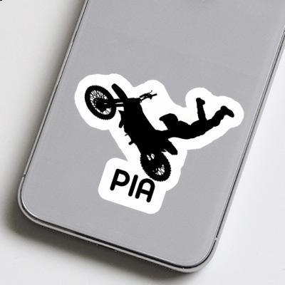 Pia Aufkleber Motocross-Fahrer Image