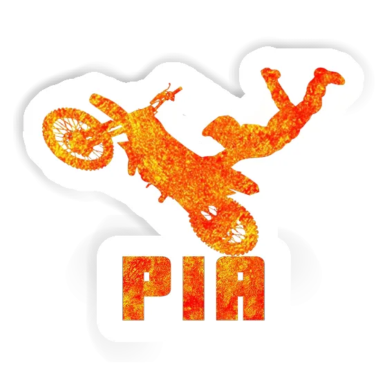 Aufkleber Motocross-Fahrer Pia Gift package Image