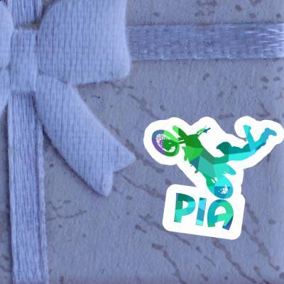 Pia Sticker Motocross Rider Notebook Image