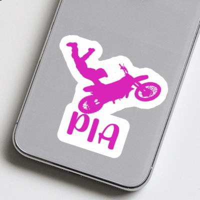 Motocrossiste Autocollant Pia Image