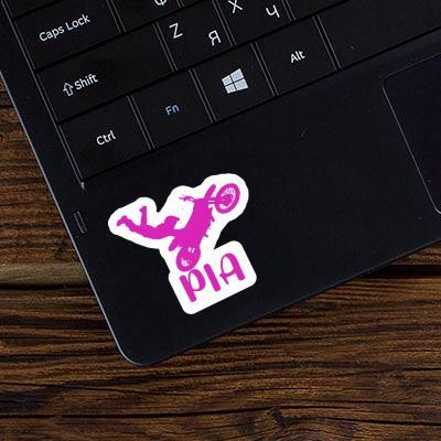 Sticker Pia Motocross Jumper Notebook Image