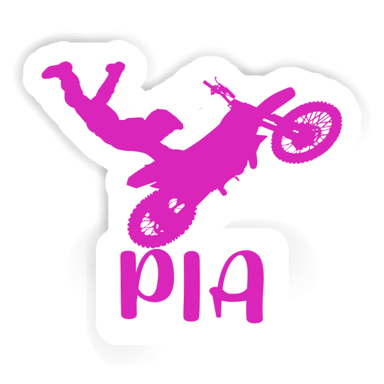 Aufkleber Pia Motocross-Fahrer Image