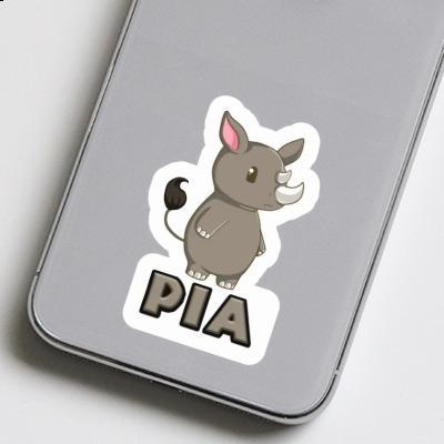 Autocollant Pia Rhinocéros Image