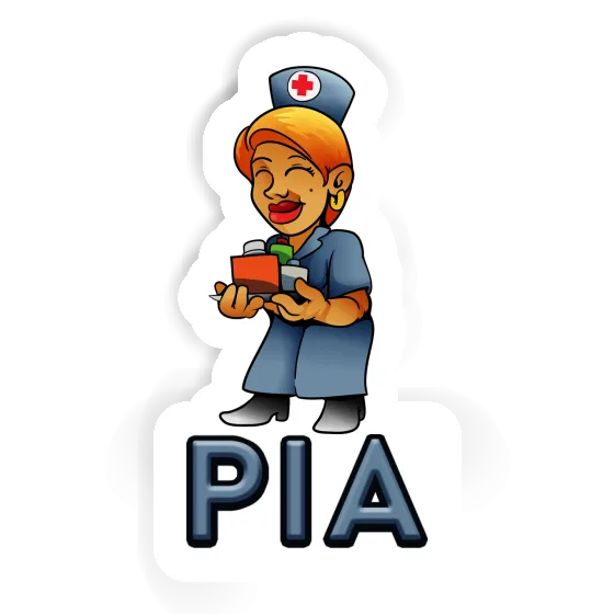 Sticker Pia Krankenschwester Gift package Image