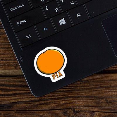 Orange Sticker Pia Laptop Image