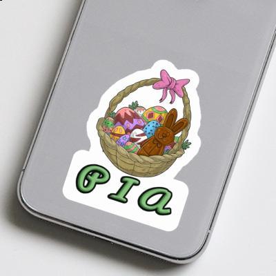 Sticker Pia Easter basket Laptop Image