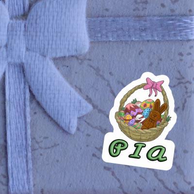 Sticker Pia Easter basket Notebook Image