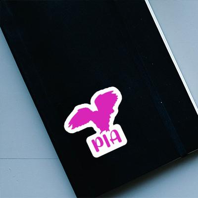 Autocollant Hibou Pia Laptop Image