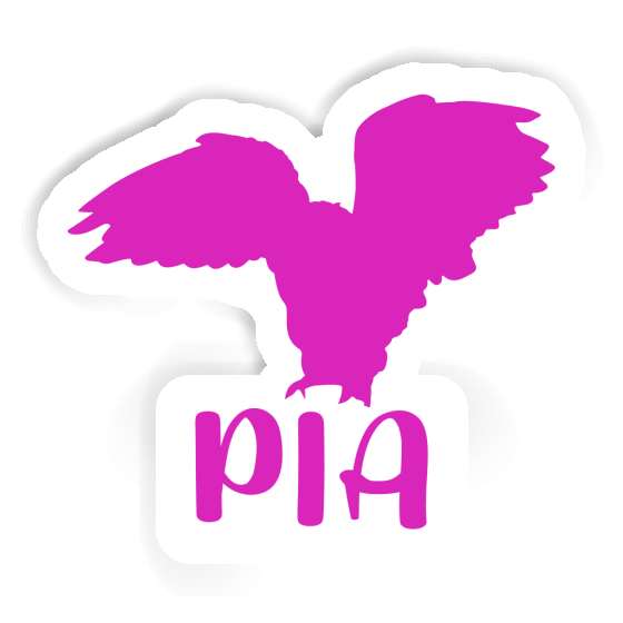 Autocollant Hibou Pia Image