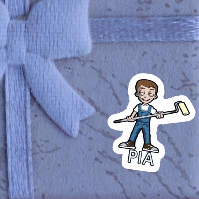 Sticker Pia Painter Laptop Image