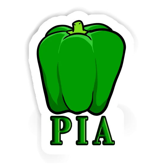 Pia Autocollant Poivron Image