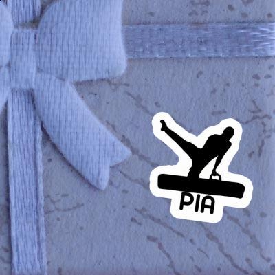 Pia Sticker Gymnast Notebook Image