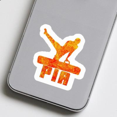 Sticker Pia Gymnast Laptop Image