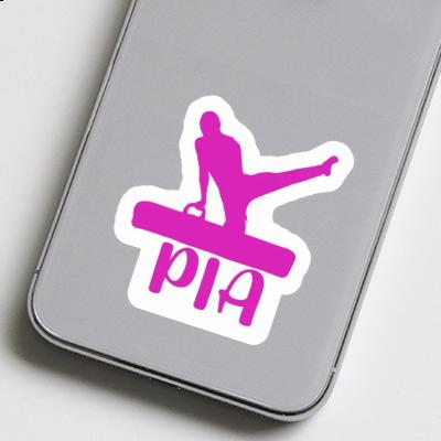 Pia Sticker Gymnast Laptop Image