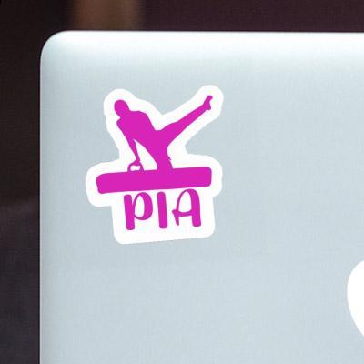 Pia Sticker Gymnast Laptop Image