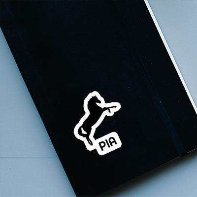 Sticker Pia Horse Notebook Image