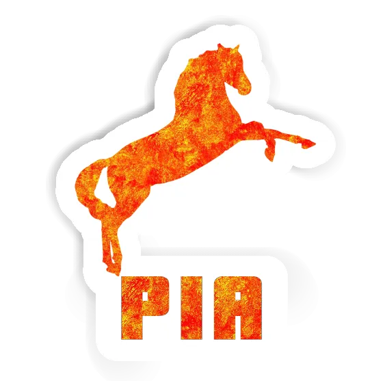 Pia Sticker Horse Laptop Image