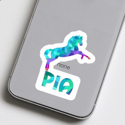 Sticker Pia Horse Laptop Image