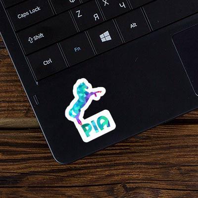 Sticker Pia Horse Notebook Image