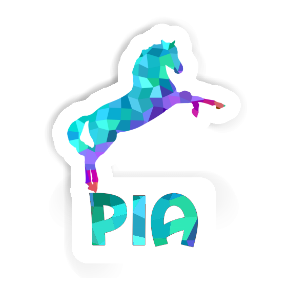 Sticker Pia Horse Notebook Image