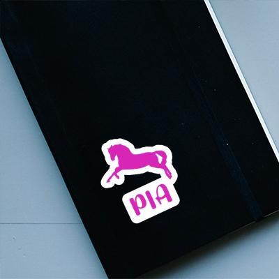 Sticker Pia Horse Laptop Image