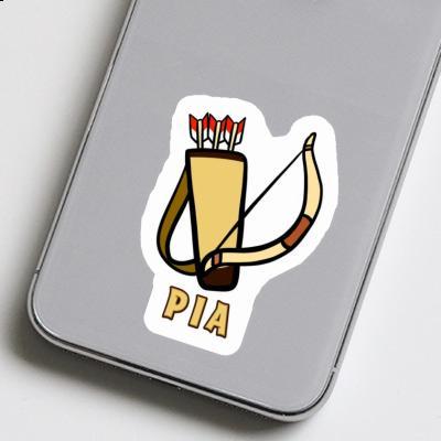 Aufkleber Pfeilbogen Pia Laptop Image