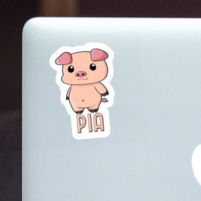 Piggy Sticker Pia Laptop Image