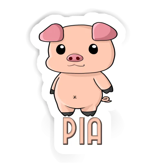 Pia Sticker Schweinchen Image