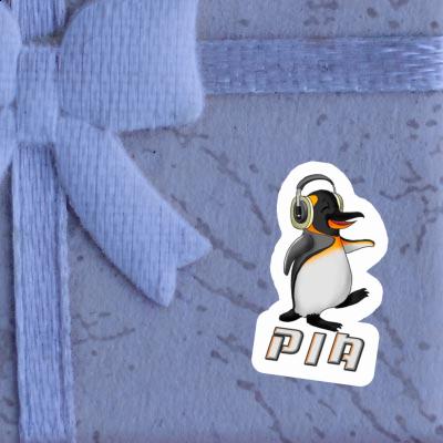 Sticker Music Penguin Pia Notebook Image