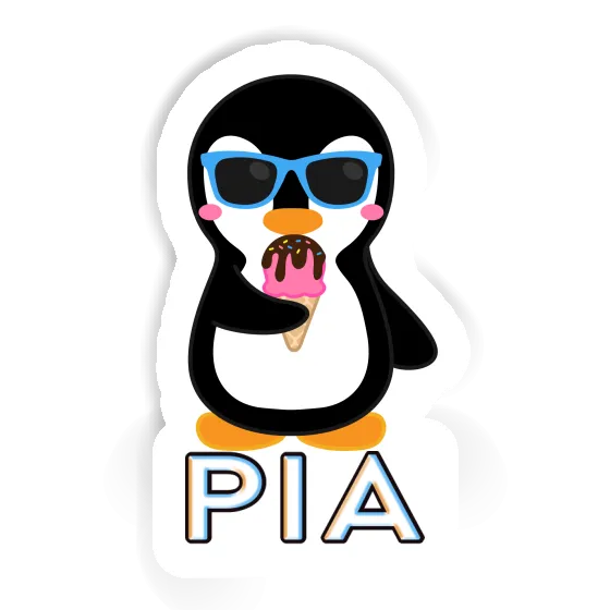 Pia Sticker Ice Cream Penguin Notebook Image