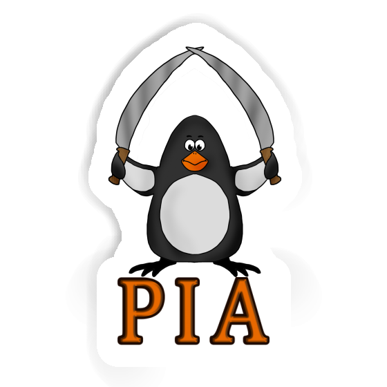 Pingouin de combat Autocollant Pia Gift package Image