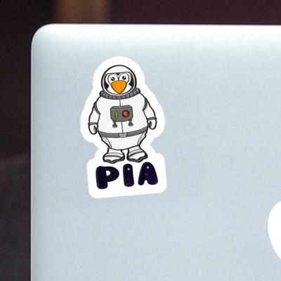 Astronaute Autocollant Pia Laptop Image