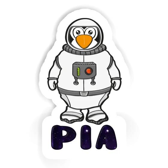 Astronaut Sticker Pia Notebook Image