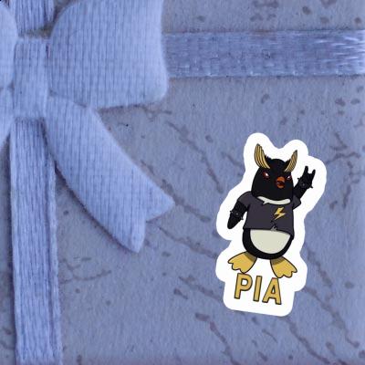 Pia Sticker Rocking Penguin Notebook Image