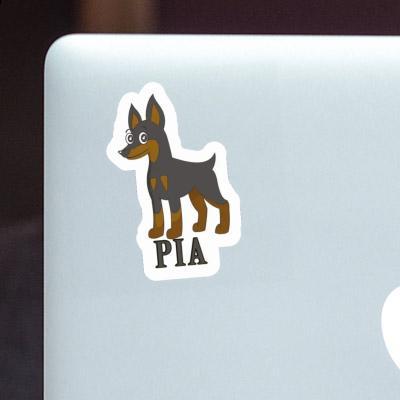 Pinscher Autocollant Pia Laptop Image