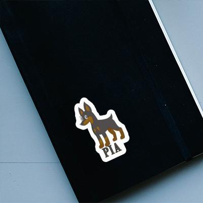 Pia Sticker Pinscher Notebook Image