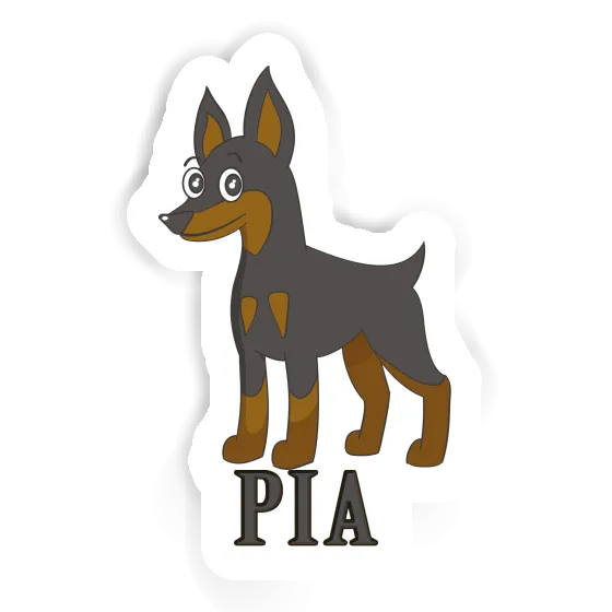 Pinscher Autocollant Pia Image