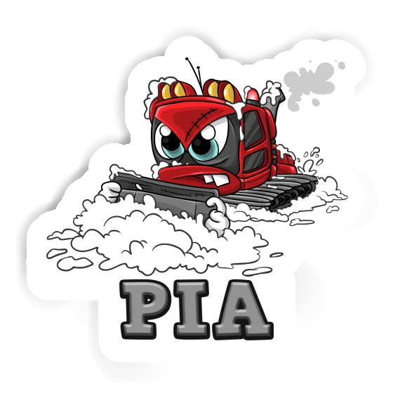 Snowcat Sticker Pia Notebook Image