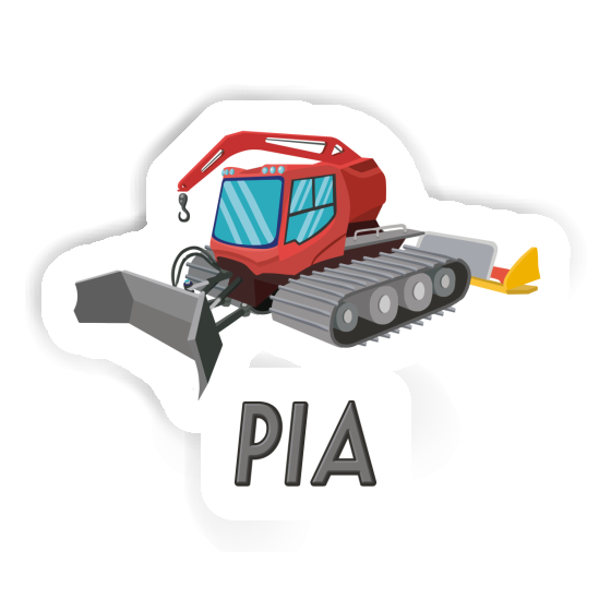 Sticker Snow Groomer Pia Gift package Image