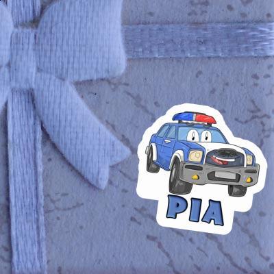 Sticker Police Car Pia Notebook Image