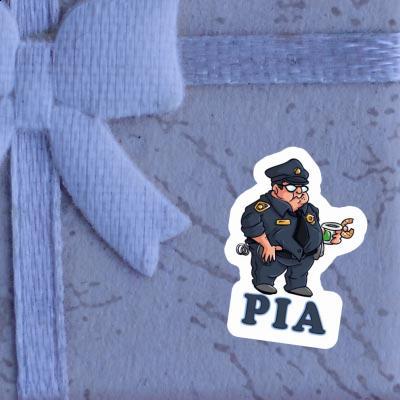 Pia Sticker Police Officer Image