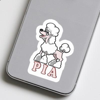 Pia Autocollant Caniche Image