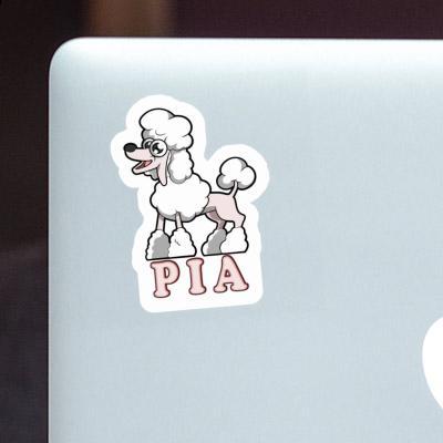 Pia Autocollant Caniche Laptop Image