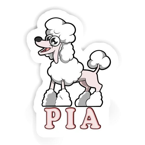 Poodle Sticker Pia Gift package Image