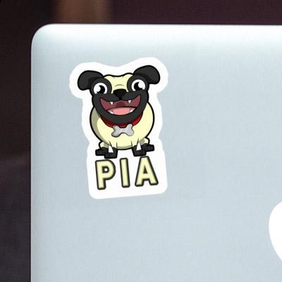 Sticker Pug Pia Image