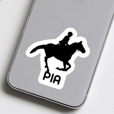 Sticker Horse Rider Pia Image