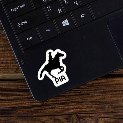 Sticker Horse Rider Pia Image